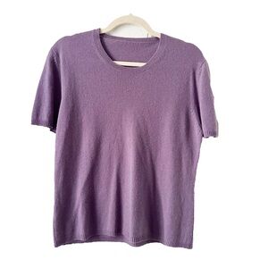 Cashmere Short Sleeve Sweater